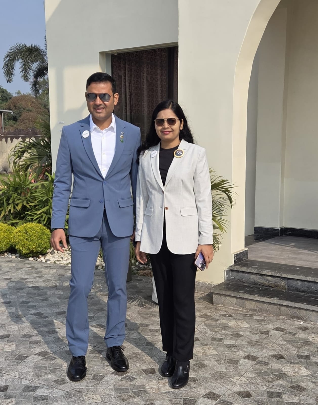 Bindi Bhavani and Vivek Bhushan at Wellness Summit